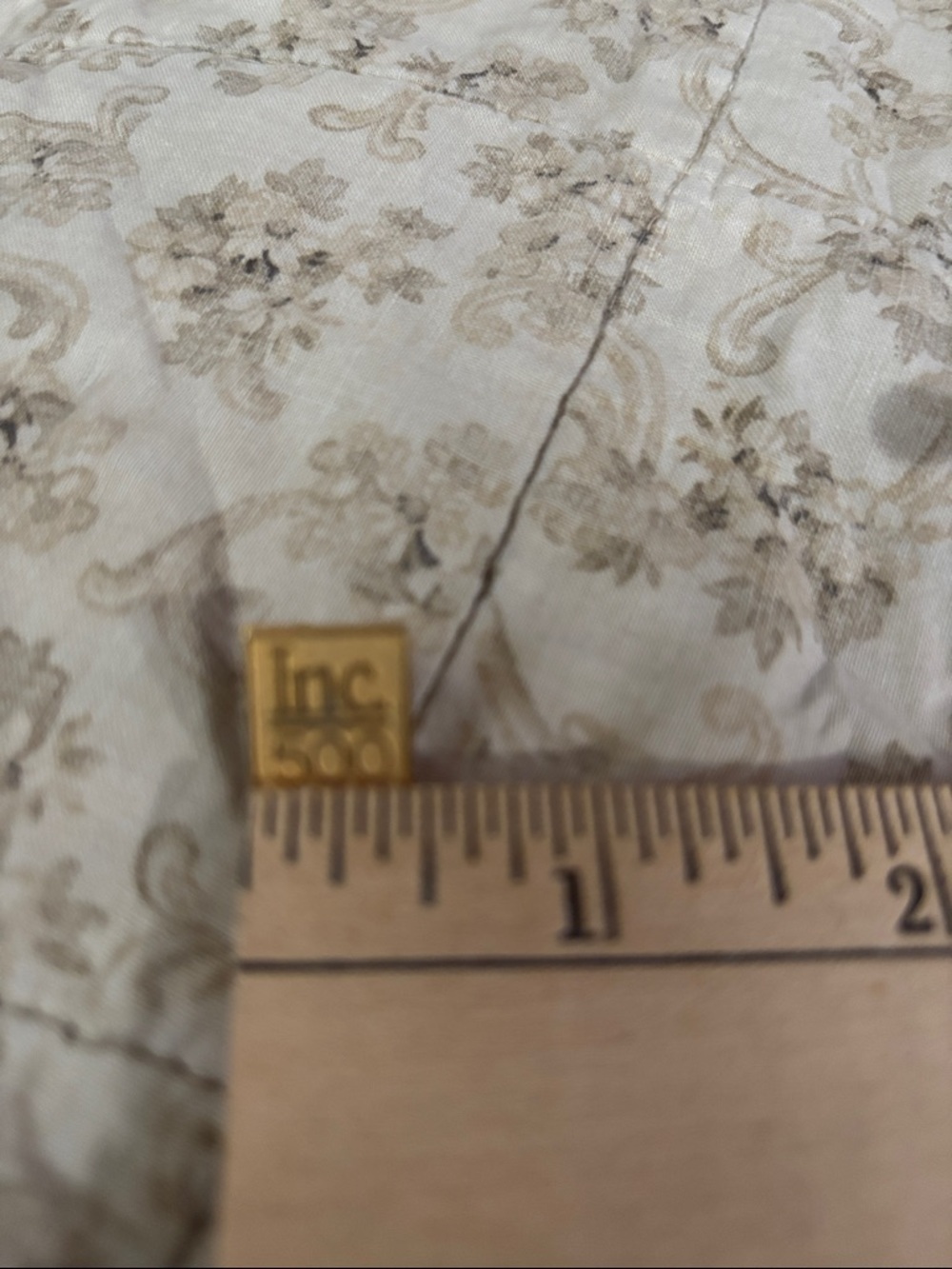 INC International Concepts Gold Tone Logo Charm